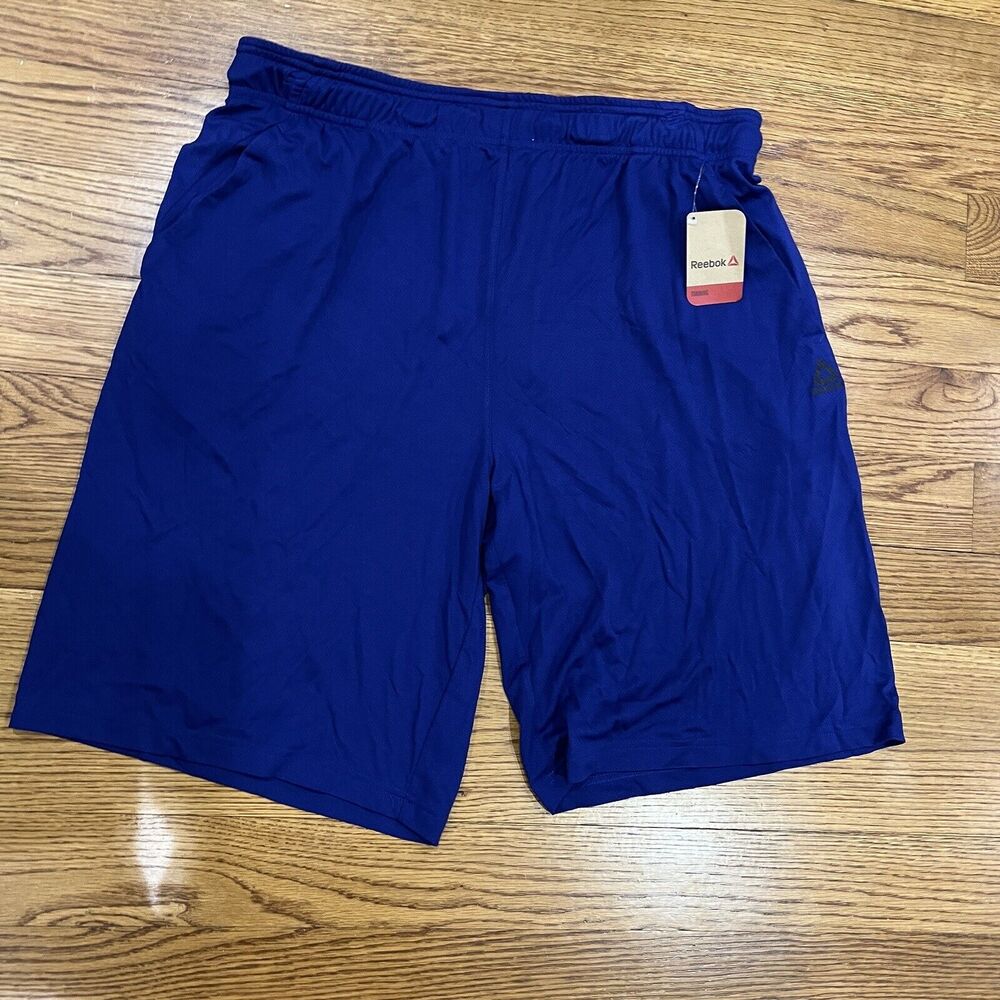New Reebok Basketball Shorts Men's‎ Size XL Blue NWT